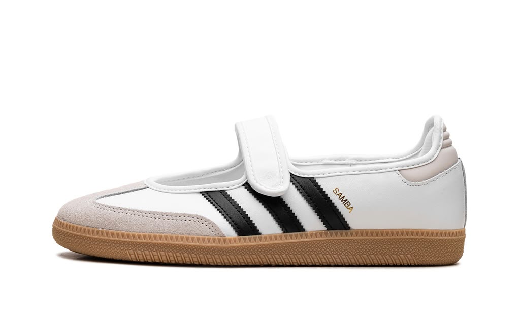 ADIDAS SAMBA JANE "WHITE BLACK GUM"