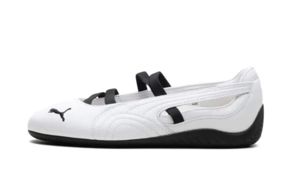 PUMA Speedcat "White" ballet flats