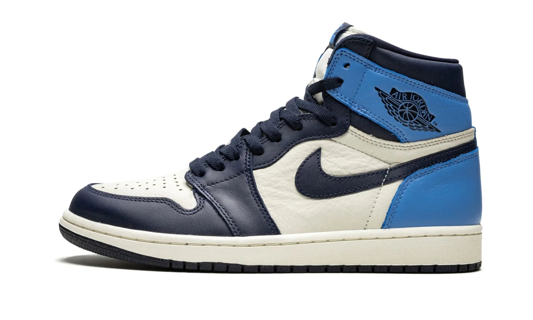 AIR JORDAN 1 RETRO HIGH OG "OBSIDIAN/UNIVERSITY BLUE"