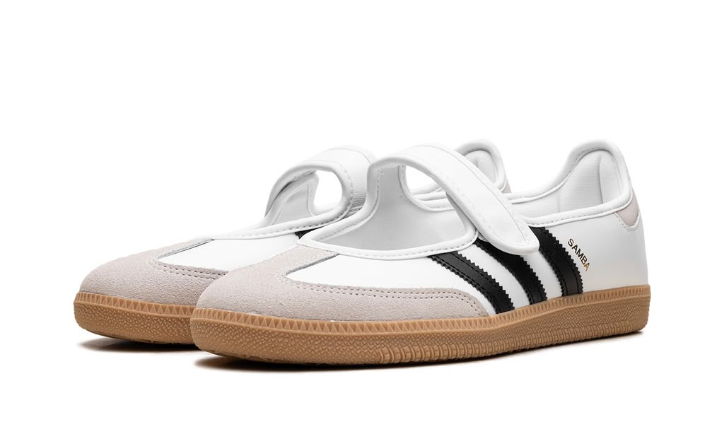 ADIDAS SAMBA JANE "WHITE BLACK GUM"